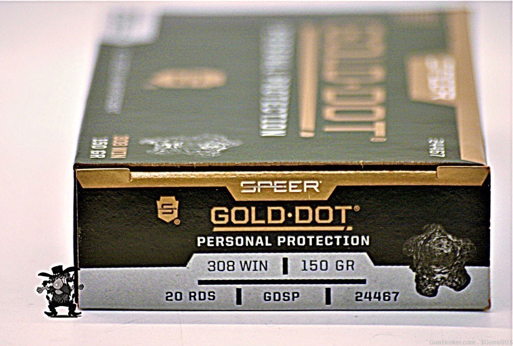 308 SPEER GOLD DOT DEFENSE Nickel Cased 308 150Gr PERSONAL PROTECTION 20-img-2