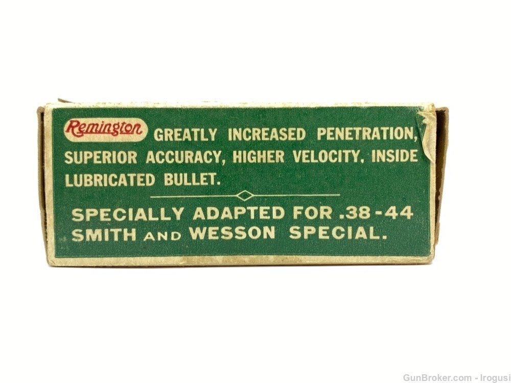 Remington .38 44 S&W Special DOG BONE Box 158 Gr Lead 35 Rounds VERY RARE-img-2