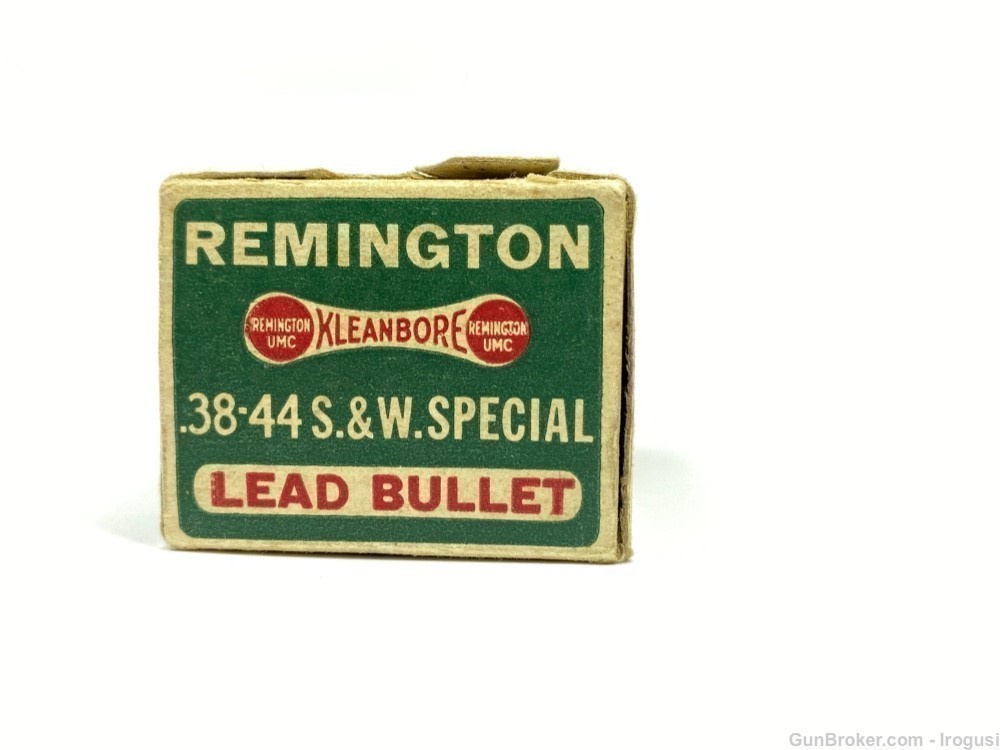 Remington .38 44 S&W Special DOG BONE Box 158 Gr Lead 35 Rounds VERY RARE-img-1
