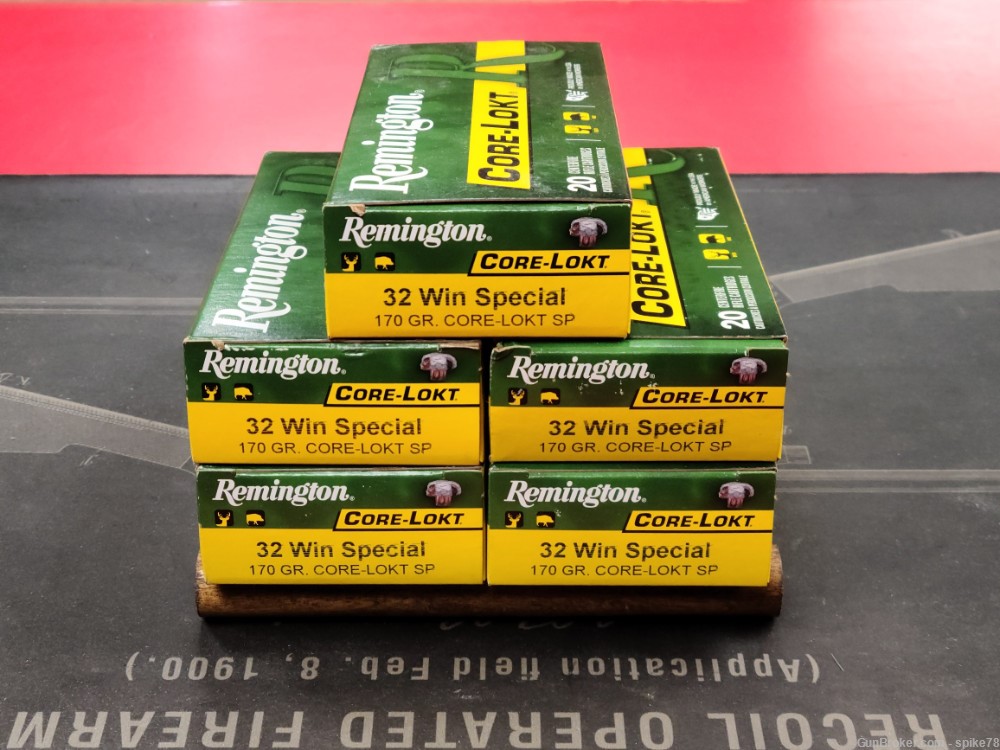 100 Rounds Remington Core-Lokt 32 WINCHESTER SPECIAL 170 GR-img-0