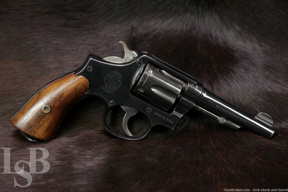 Smith & Wesson S&W Model Victory K38 .38 Spl 4" DA/SA Revolver 1942-45 C&R-img-0