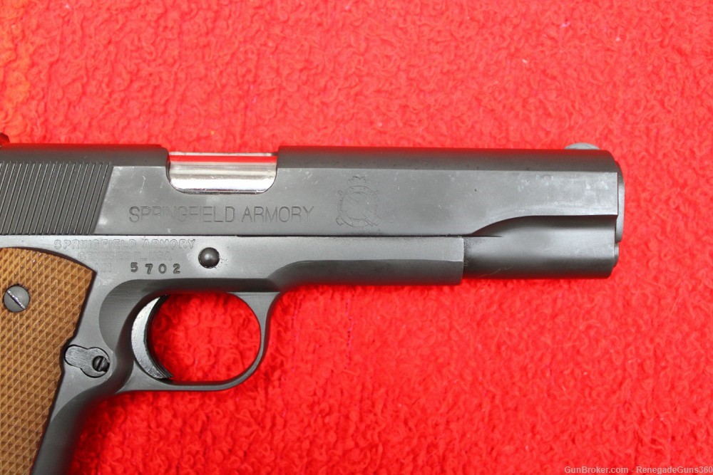 SPRINGFIELD ARMORY 1911-A1 45ACP 5" LOW S/N MFG 1985/86 PENNY AUCTION-img-7