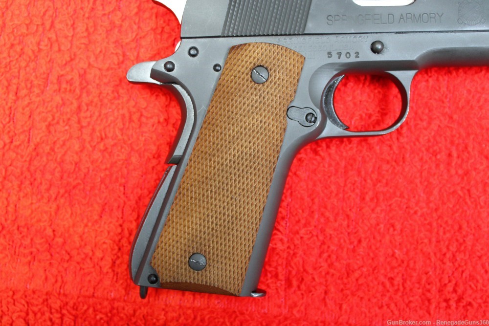 SPRINGFIELD ARMORY 1911-A1 45ACP 5" LOW S/N MFG 1985/86 PENNY AUCTION-img-6