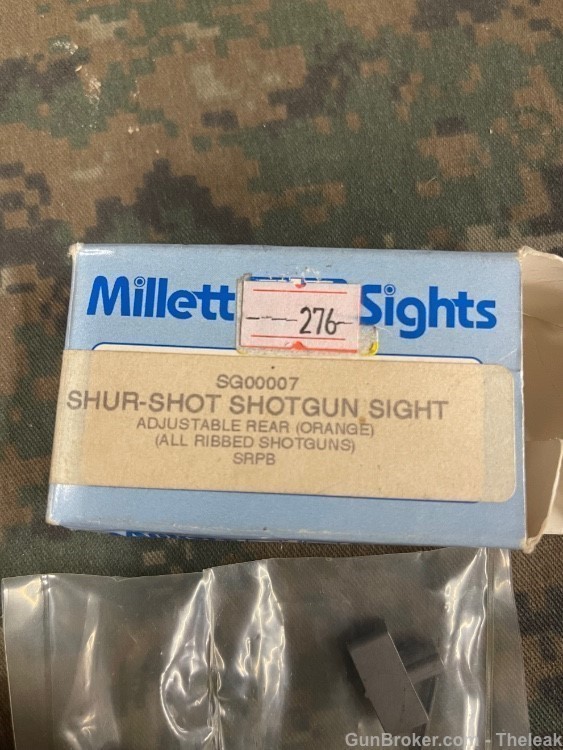 MILLETT SHOTGUN SIGHTS ADJUSTABLE FRONT & REAR-img-1