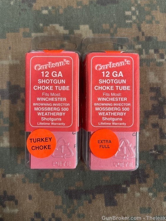 CARLSON CHOKE TUBES WINCHESTER, BROWNING INVECTOR,MOSSBERG 500, WEATHERBY -img-0