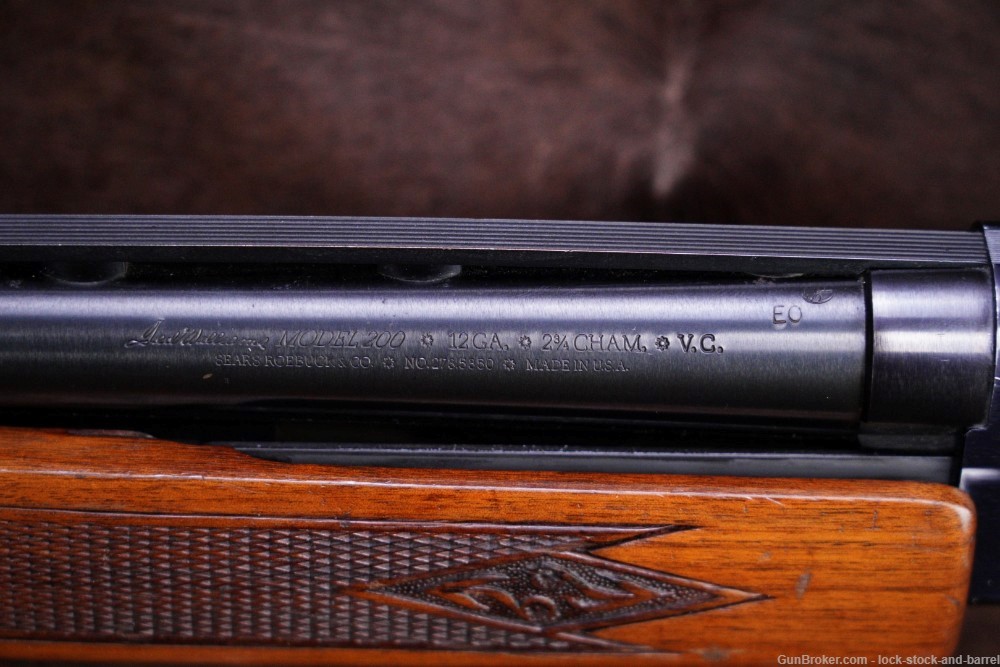 Ted Williams Sears Model 200 273.5350 12 Gauge Pump Action Shotgun-img-18