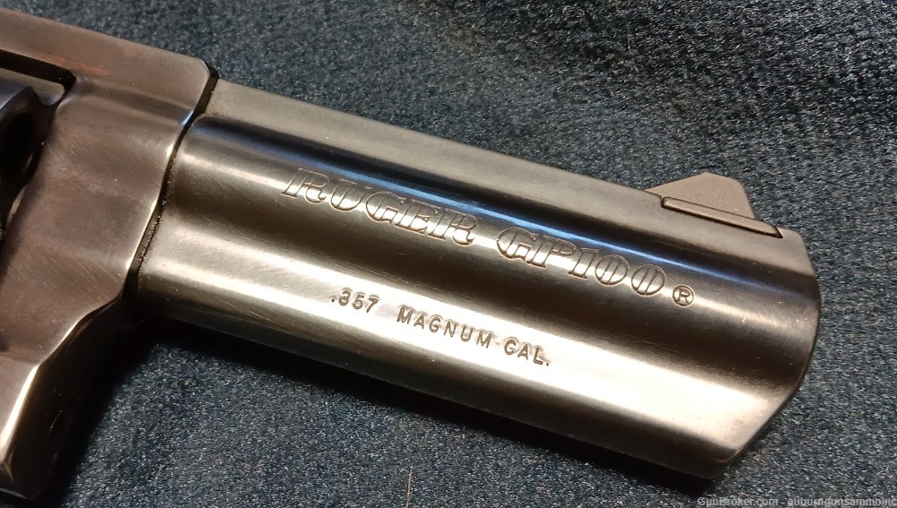 Ruger GP100 (Mfg 1989) 357 Mag 6-Shot 4" Blued SA/DA w/ Panel Grips *Penny-img-6