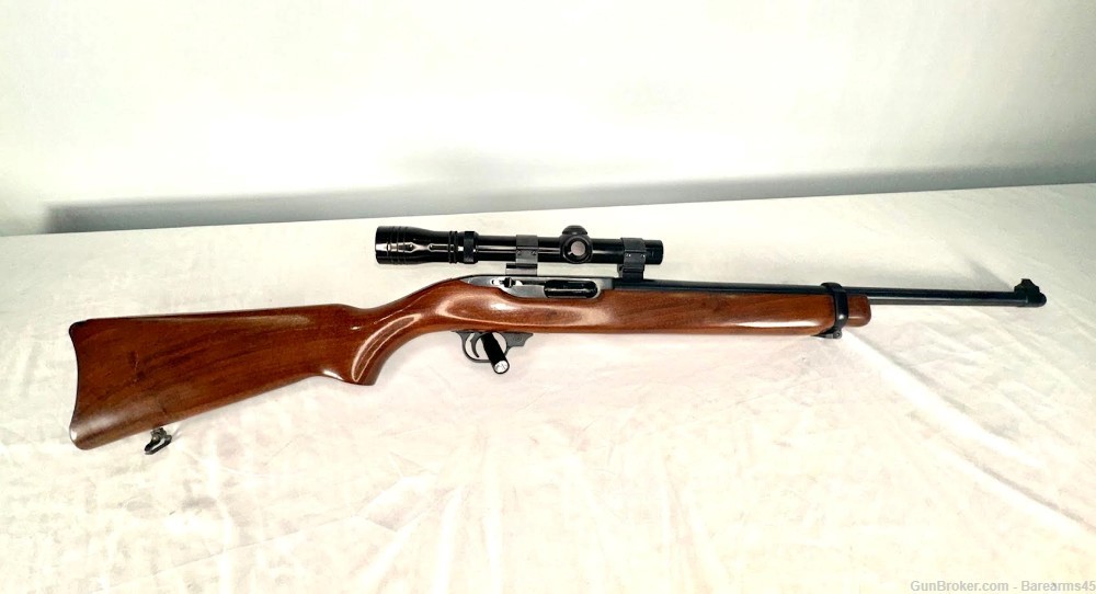 RUGER 44 MAG CARBINE WITH REDFIELD 1 3/4-5X SCOPE-img-0