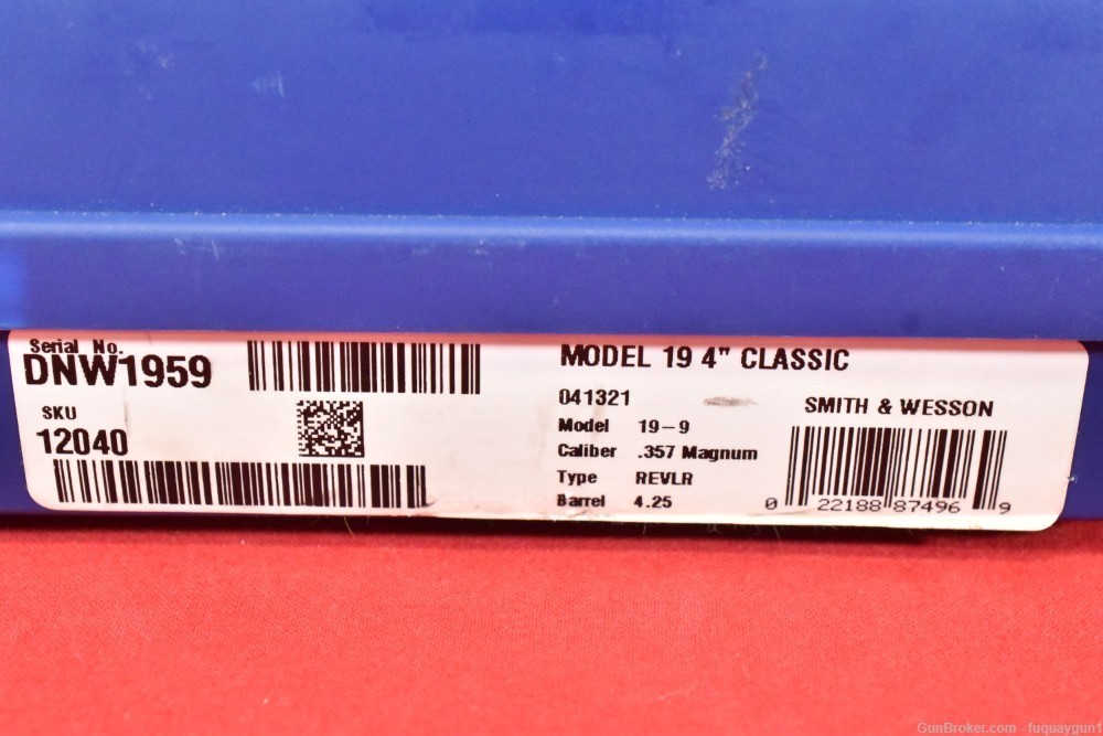 S&W Model 19 Classic 357 Mag 12040 Hogue Cylinder Release S&W 19-img-28