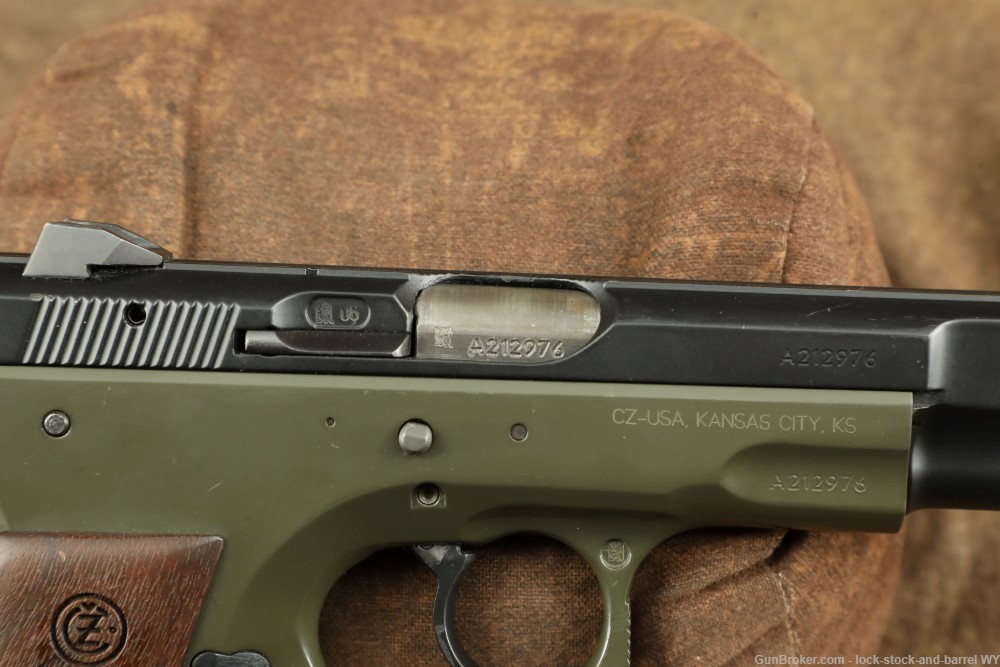 Czech Model 75 B OD Green 9mm 4.5” Semi-Auto Pistol w/ 16 RD Magazine-img-18
