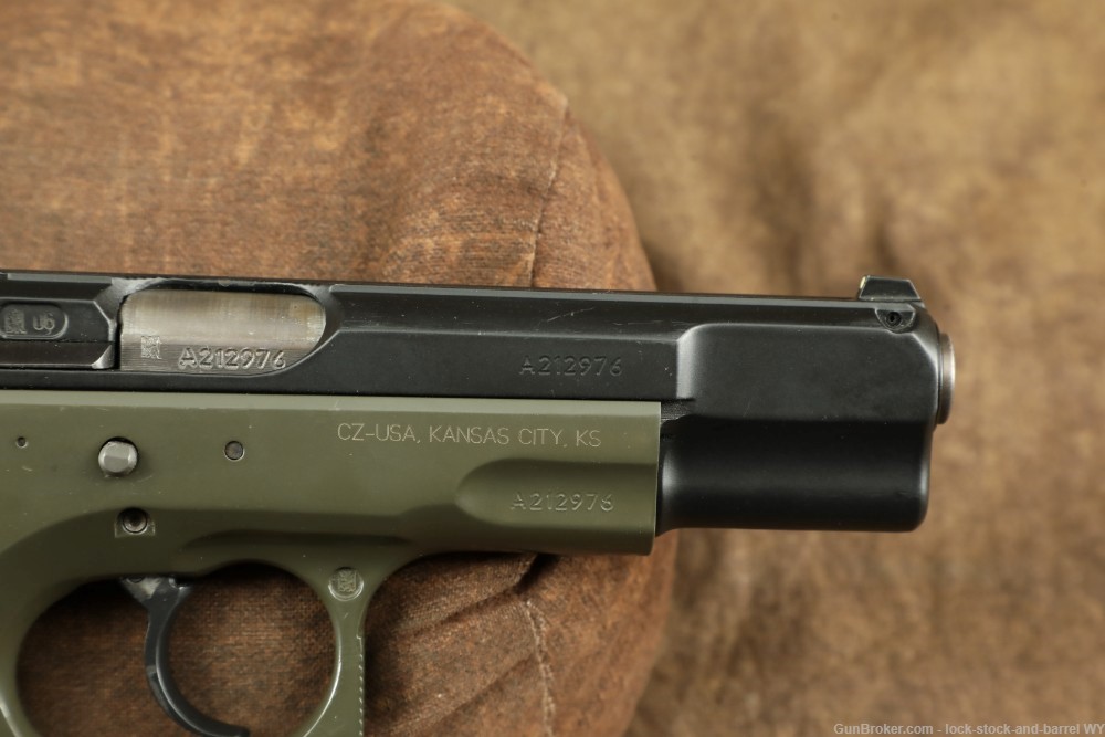 Czech Model 75 B OD Green 9mm 4.5” Semi-Auto Pistol w/ 16 RD Magazine-img-19