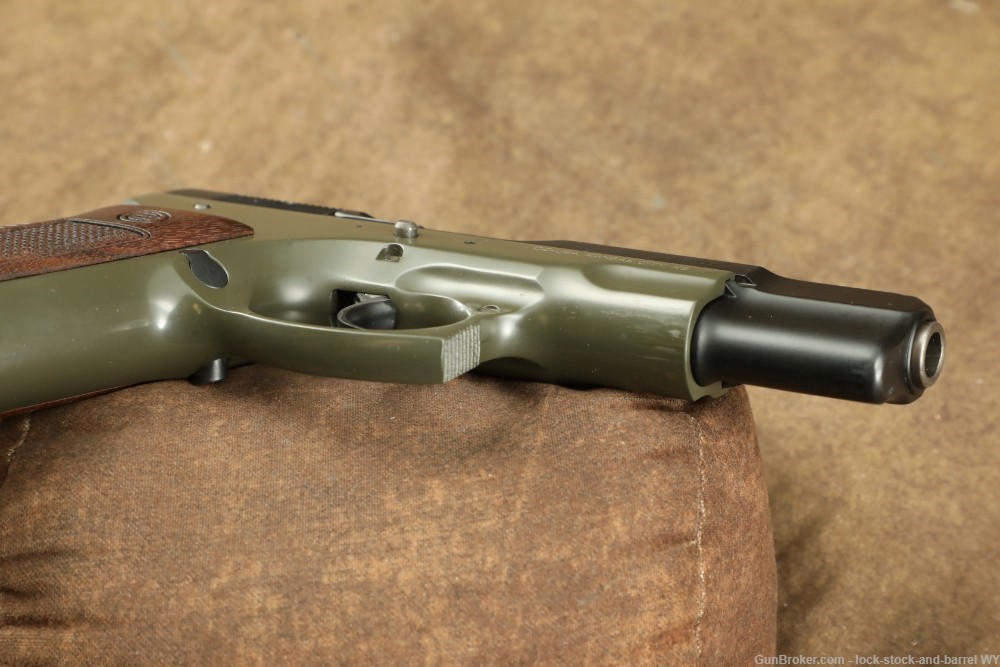 Czech Model 75 B OD Green 9mm 4.5” Semi-Auto Pistol w/ 16 RD Magazine-img-11
