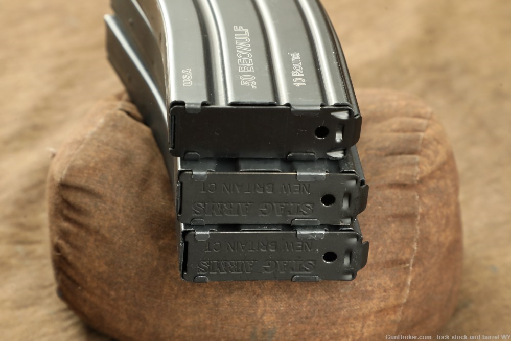 3x Stag Arms/USA AR-15 .50 Beowulf 10 Round Magazines -img-5