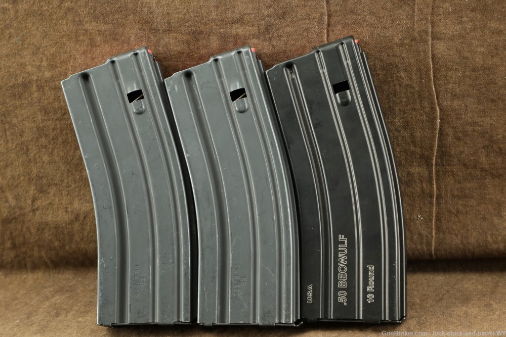 3x Stag Arms/USA AR-15 .50 Beowulf 10 Round Magazines -img-1