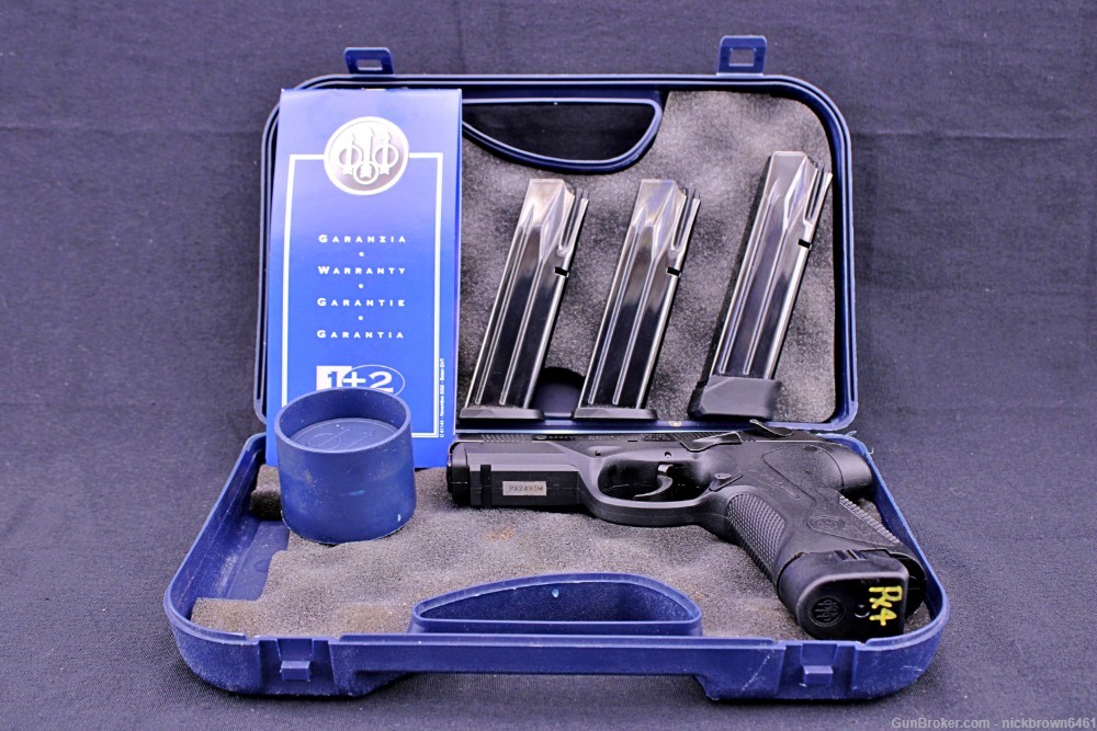 BERETTA PX4 STORM 9MM FULL SIZE 4.0" FACTORY CASE 4 MAGS SAFETY / DECOCKER-img-19