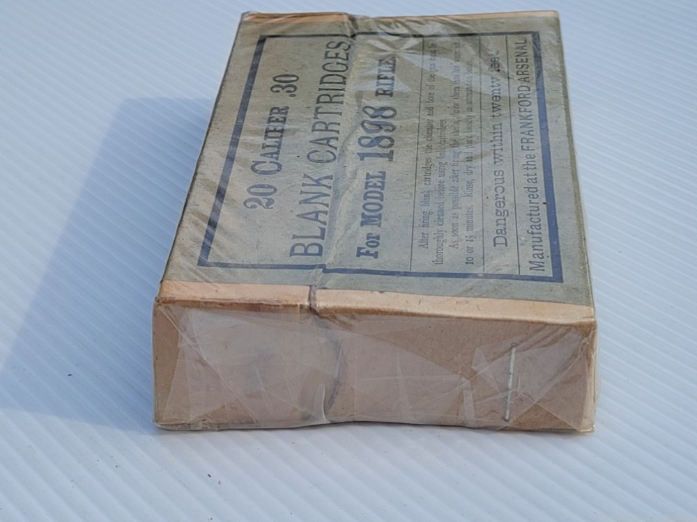 Frankford Arsenal .30 Cal Blanks for 1898 rifle - Never Opened -img-7