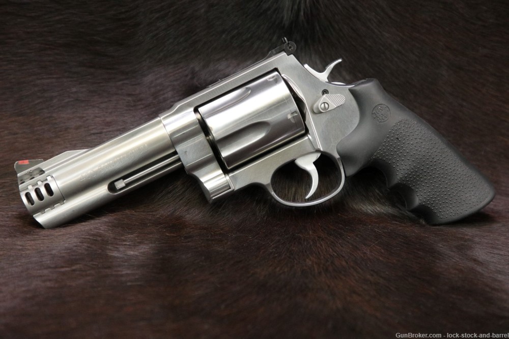 Smith & Wesson S&W Model 460V 460 V 163465A .460 Mag 5" Stainless Revolvera-img-3