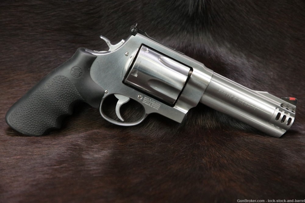 Smith & Wesson S&W Model 460V 460 V 163465A .460 Mag 5" Stainless Revolvera-img-2