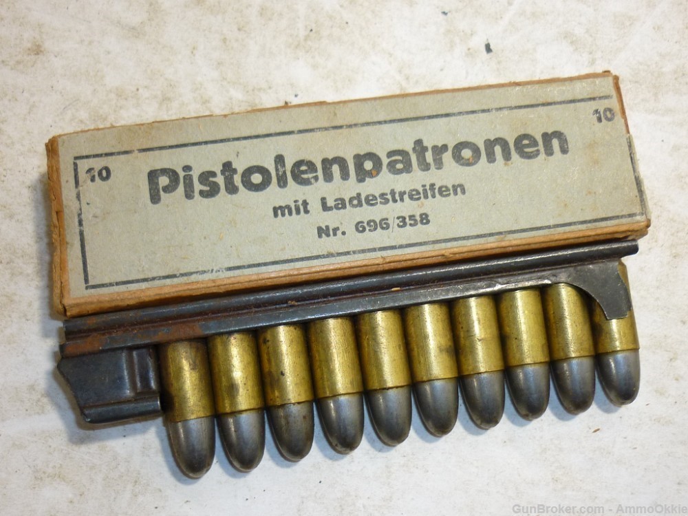 10rd + ORIGINAL CLIP - m1907 8mm Roth Steyr - ORIGINAL AMMO 1917 WW1-img-25