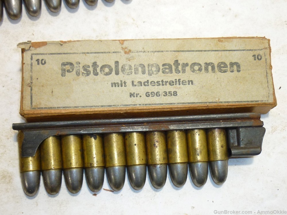 10rd + ORIGINAL CLIP - m1907 8mm Roth Steyr - ORIGINAL AMMO 1917 WW1-img-24