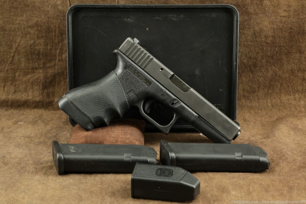 Glock 22 G22 GEN 2 .40SW 4.5” Semi-Auto Safe Action Pistol w Tupperware Box-img-2