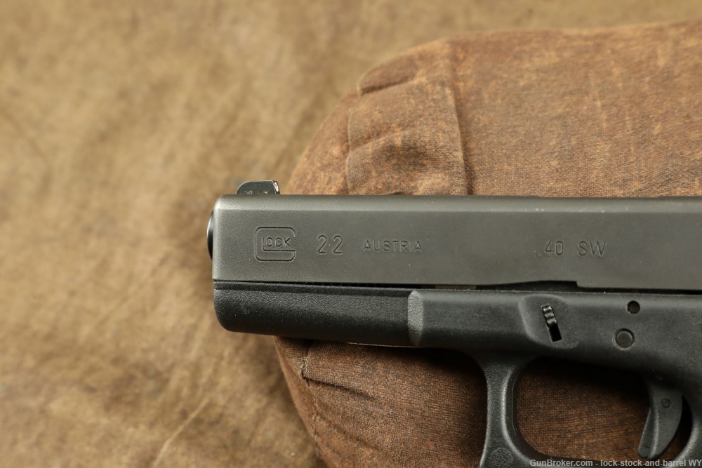 Glock 22 G22 GEN 2 .40SW 4.5” Semi-Auto Safe Action Pistol w Tupperware Box-img-20