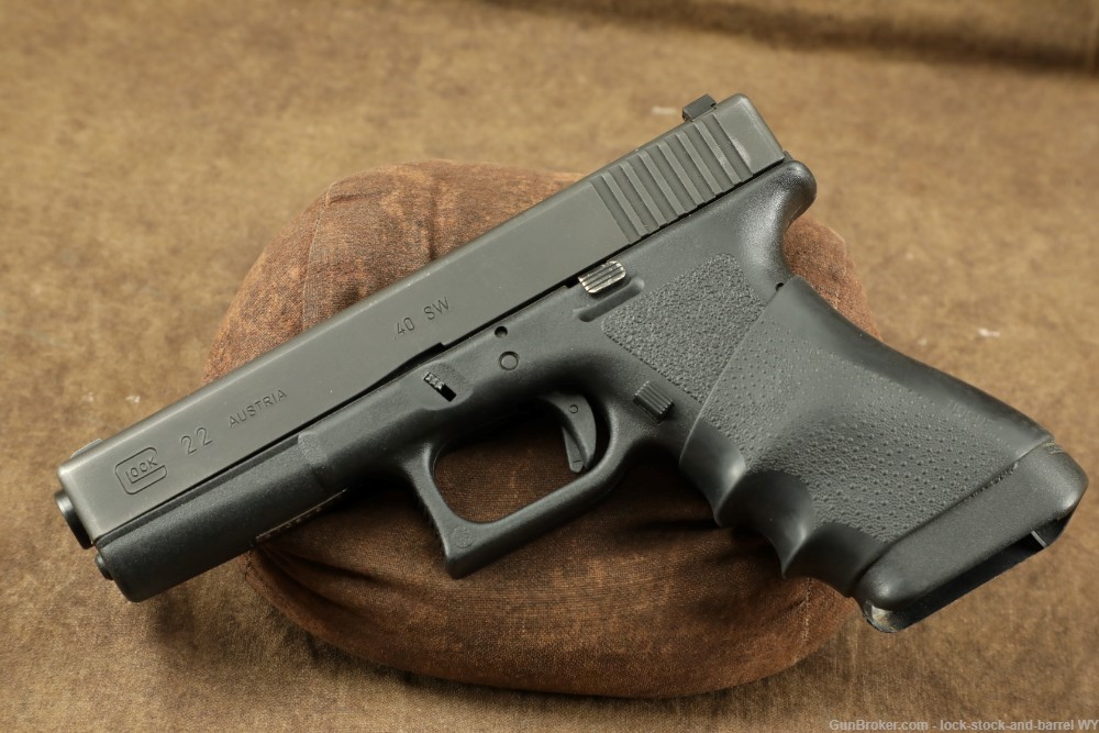 Glock 22 G22 GEN 2 .40SW 4.5” Semi-Auto Safe Action Pistol w Tupperware Box-img-6