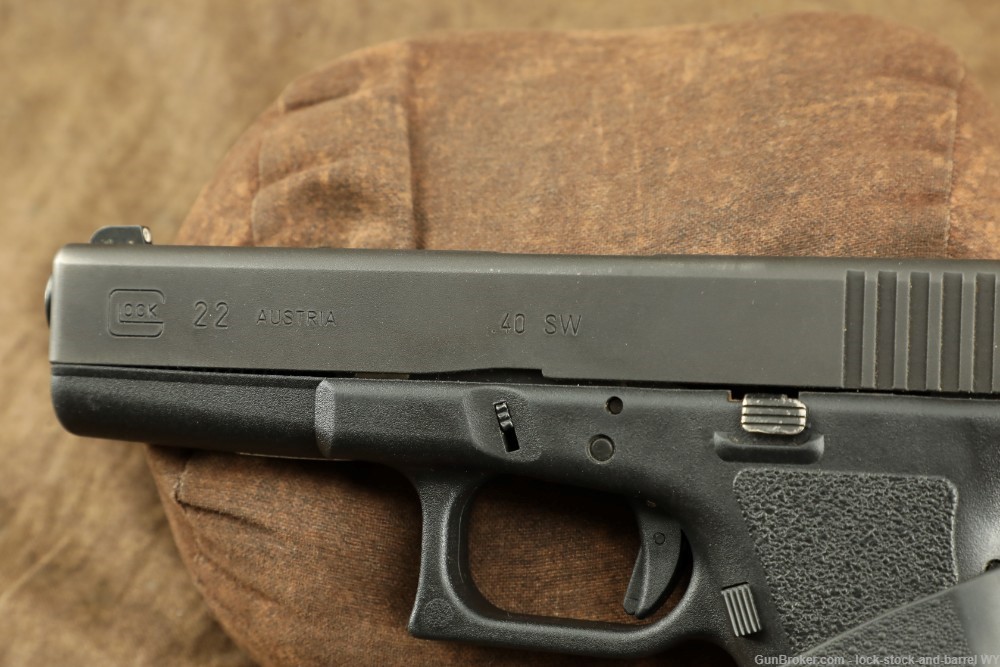Glock 22 G22 GEN 2 .40SW 4.5” Semi-Auto Safe Action Pistol w Tupperware Box-img-21