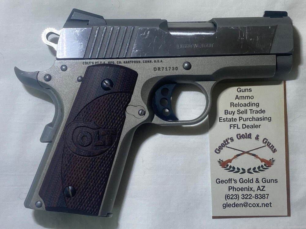 Colt Defender Lightweight 3" 45 Auto ACP Pistol GOOD Used Condition 464-img-3