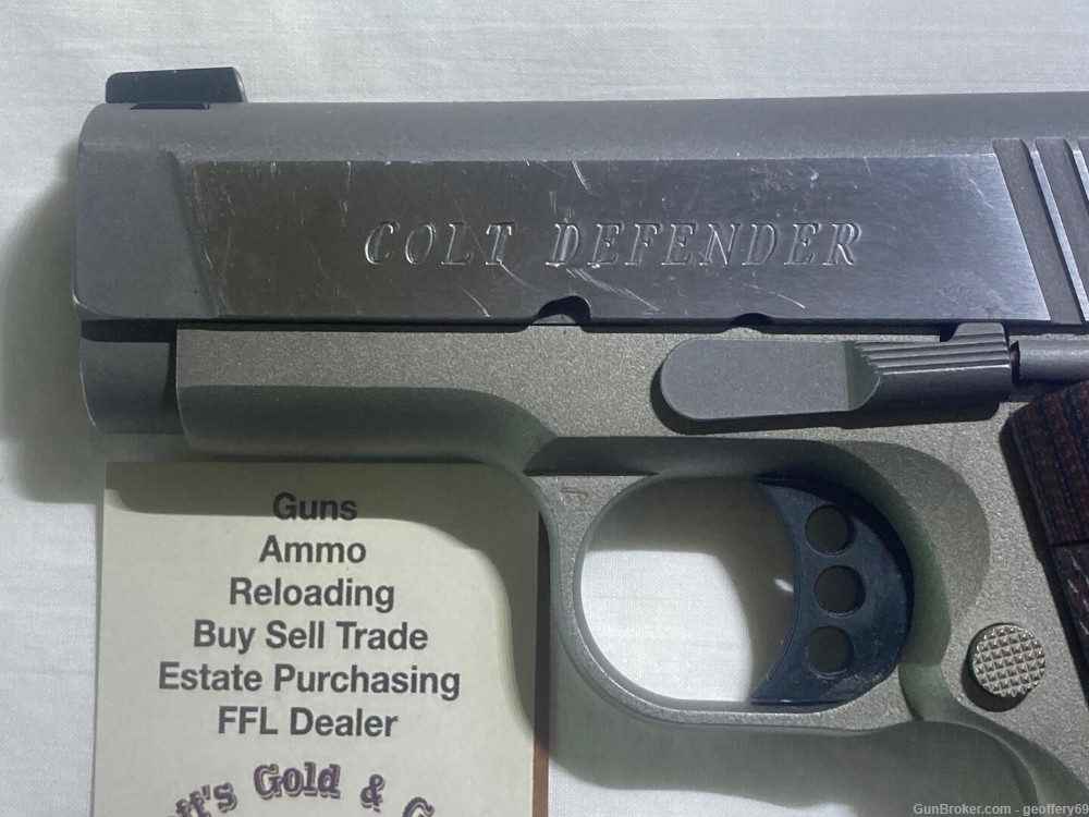 Colt Defender Lightweight 3" 45 Auto ACP Pistol GOOD Used Condition 464-img-1