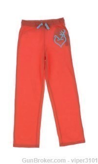 Youth Buck Heart And Browning Scroll Lounge Pant's - Small-img-0