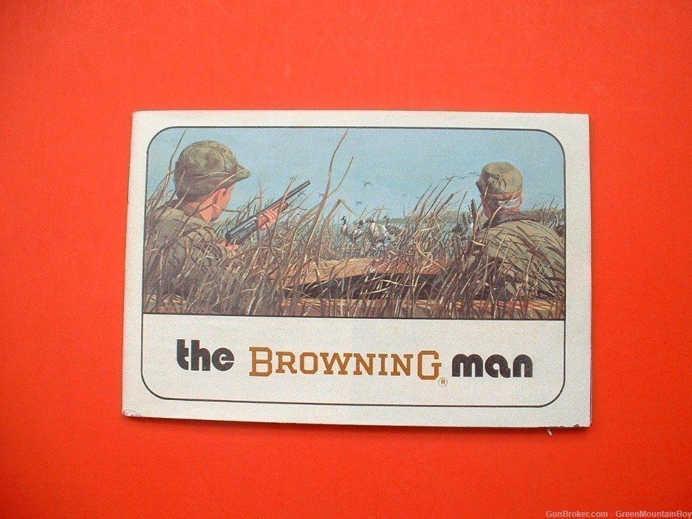Scarce 1973 BROWNING Mini "Pocket" Catalog, w/Prices!  XLNT ! (Final Issue)-img-0