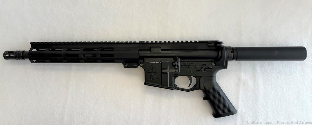 Del-Ton PFT300B11-M Lima Semi-Auto AR Pistol, 300 Blkout, 11.5" Bbl, Black-img-0