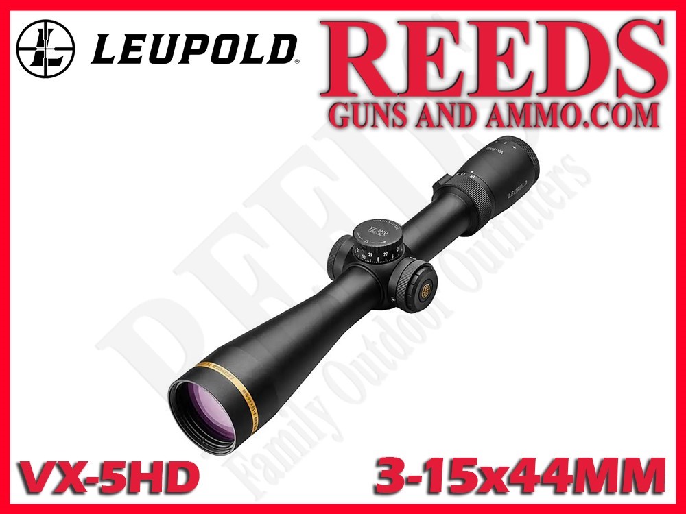 Leupold VX-5HD 3-15x44mm Scope CDS ZL2 Duplex Reticle Matte Black 171714-img-0