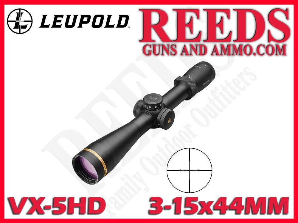 Leupold VX-5HD 3-15x44mm CDS-ZL2 30mm Wind-Plex Reticle Side Focus 171715-img-0