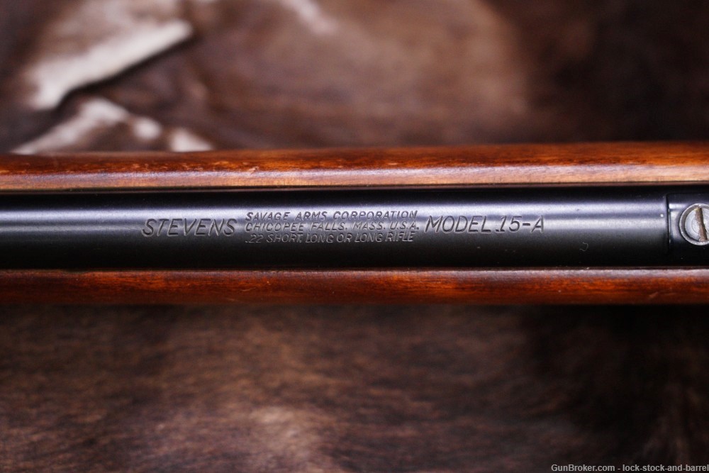 Stevens Savage Model 15A 15-A .22 Short Long LR 24” Bolt Action Rifle, C&R-img-17