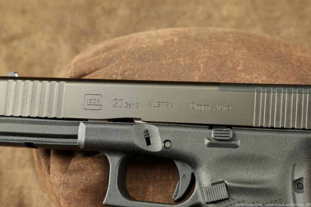 Glock 20 G20 Gen5 MOS 10mm 4.61” Semi-Auto Striker Fired Pistol w/ Case -img-21