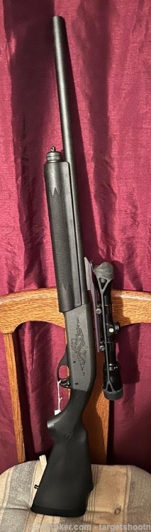 Remington 1100 with scope and extra barrel -img-1