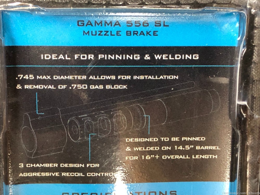 VG6 Gamma 556 SL precision muzzle brake-img-4