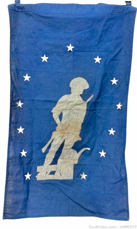 REVOLUIONARY WAR BATTLEFIELD FLAG. CARRIED BY SERGEANT YORK LINDSAY IN BATT-img-3