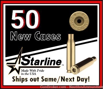 7mm-08 Rem Brass, Starline 7mm-08 Remington Brass-img-0