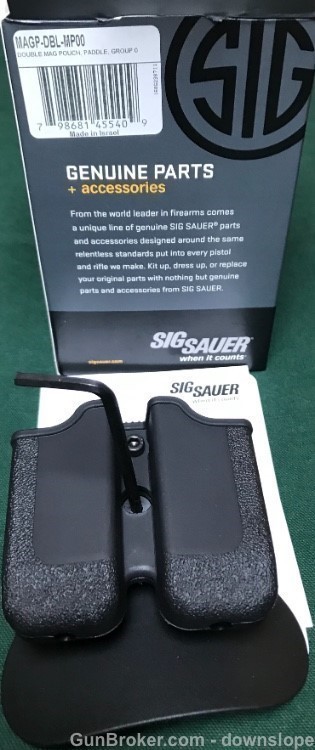 SIGTAC Dual MAGAZINE POUCH fits Glock 9mm/ .40/ .357 All Mags-img-1