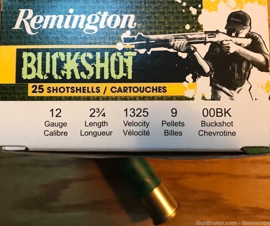 12 ga 00 Buck 2 3/4" 25 rds Remington-img-1