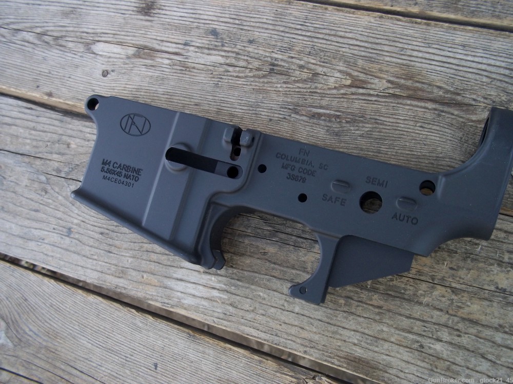 FN FN15 Military Collector Series M4 Carbine Stripped Lower UID Sticker New-img-3