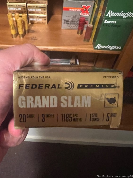  75 rounds FEDERAL Premium Grand Slam, 20 Gauge, 3" Copper-plated Lead -img-1