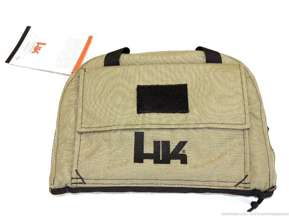 H&K Pistol Case With Accessory Pouch FDE / TAN-img-1