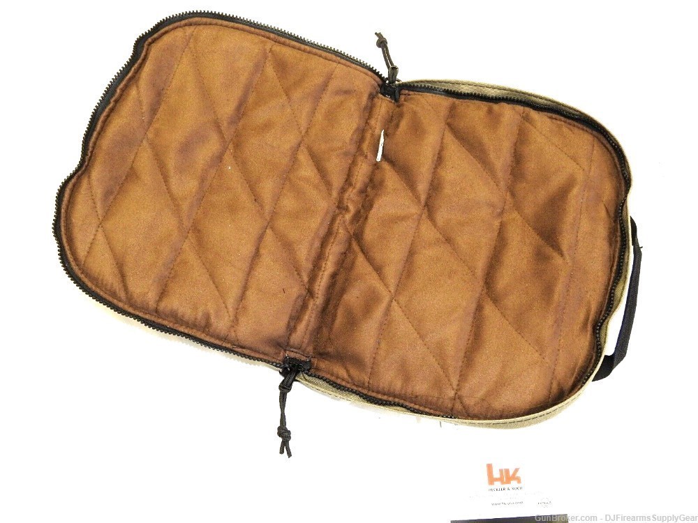 H&K Pistol Case With Accessory Pouch FDE / TAN-img-4