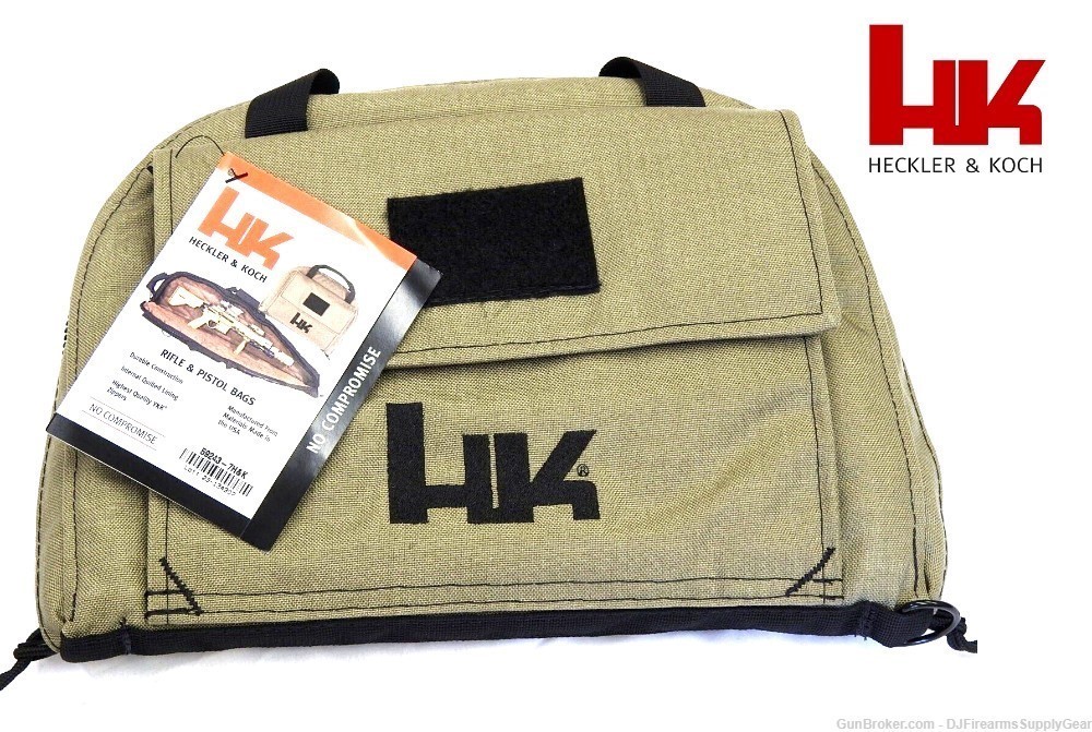 H&K Pistol Case With Accessory Pouch FDE / TAN-img-0