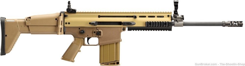 FNH FN Model SCAR 17S Tactical Rifle 308WIN AR 308 16" FDE NRCH 7.62 NATO-img-2