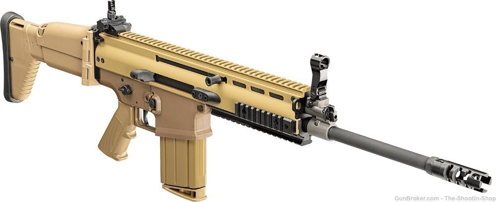 FNH FN Model SCAR 17S Tactical Rifle 308WIN AR 308 16" FDE NRCH 7.62 NATO-img-0